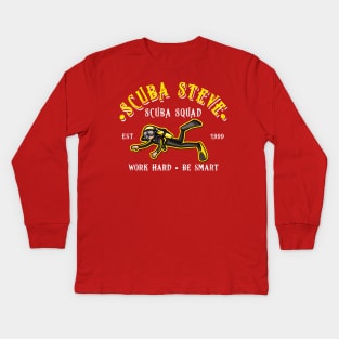 Scuba Steve Scuba Squad Kids Long Sleeve T-Shirt